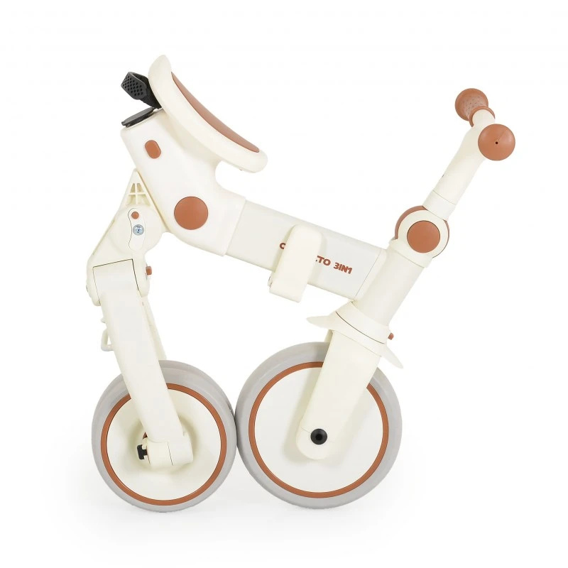 Детска триколка сгъваема Compacto 3в1, бежов