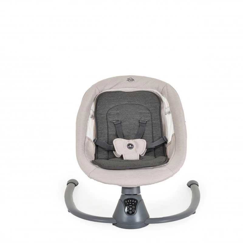 Електрическа люлка Zara, светлосив