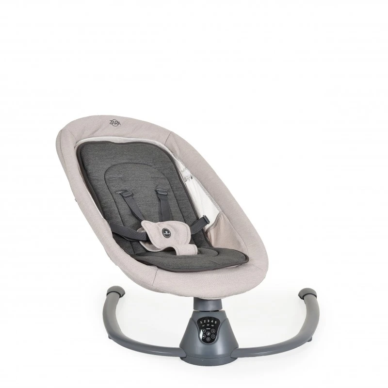 Електрическа люлка Zara, светлосив