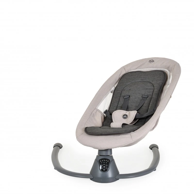 Електрическа люлка Zara, светлосив
