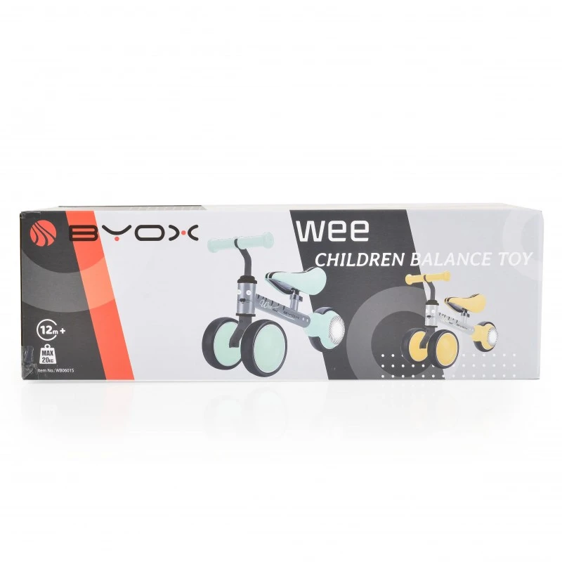 Мини баланс велосипед Wee, жълт