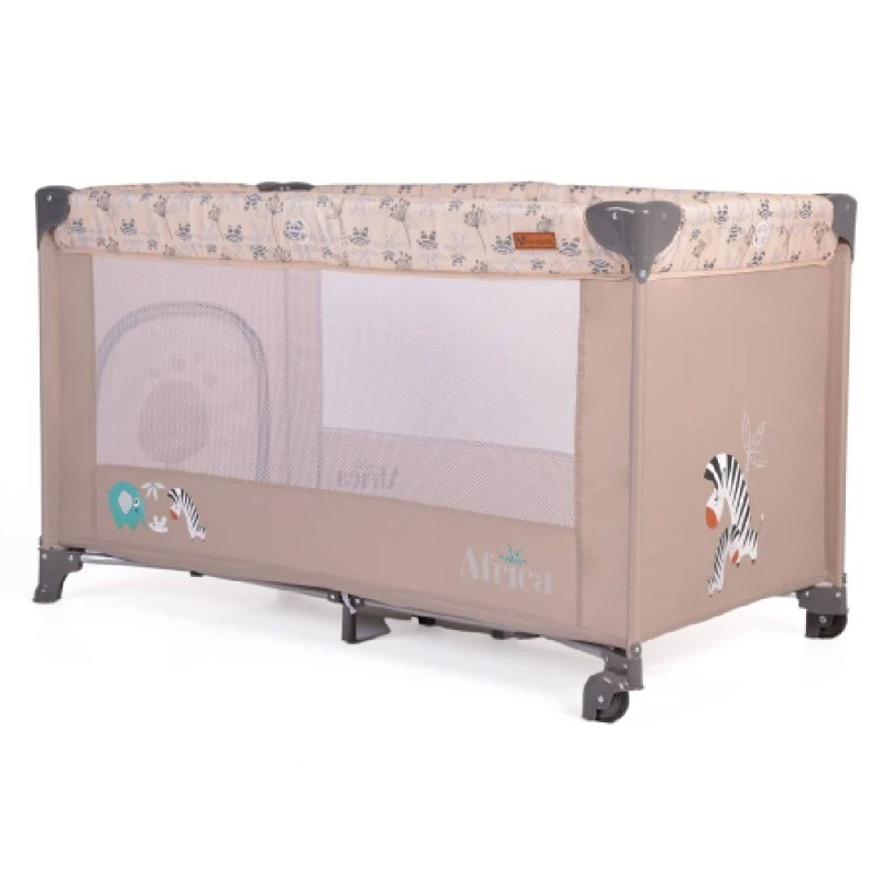Детска кошара Cangaroo, Africa, бежов, 0 месеца +