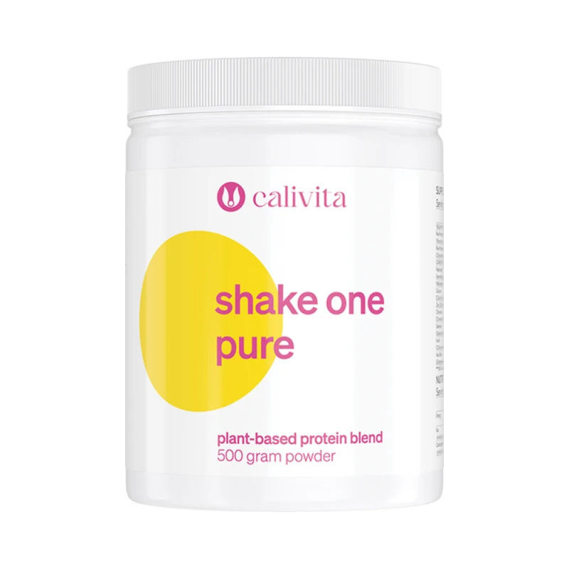 Протеинов шейк с вкус на малина и бял шоколад - Calivita Shake One Pure - 500 г.