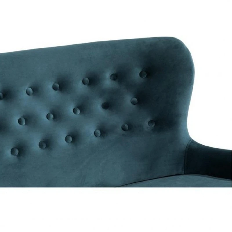 Канапе diYana 3H, 140 x 67 x 86 см, Синьо-зелен тюркоаз