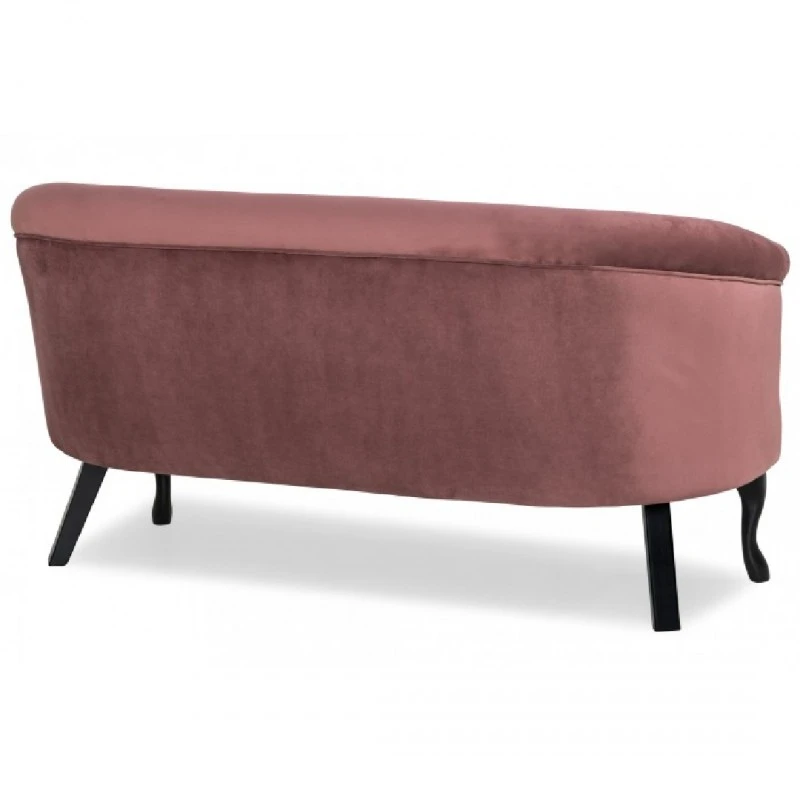 Канапе Madalina M, 140 x 75 x 68 см, Ръждиво розово