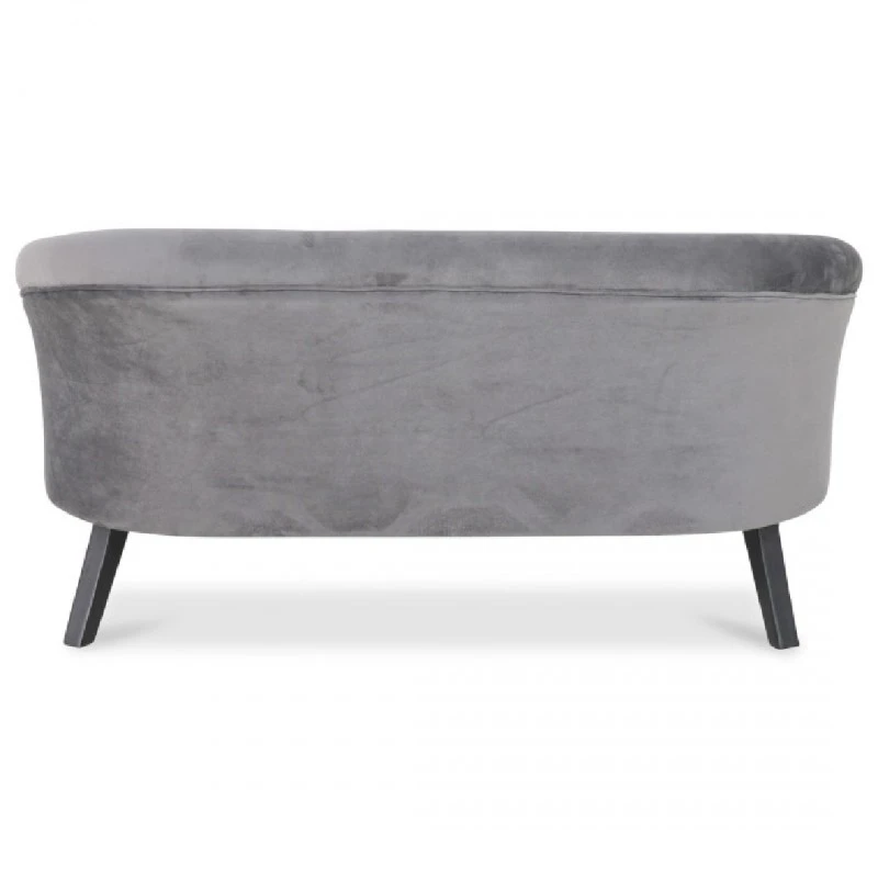 Канапе Madalina M, 140 x 75 x 68 см, Светло сиво