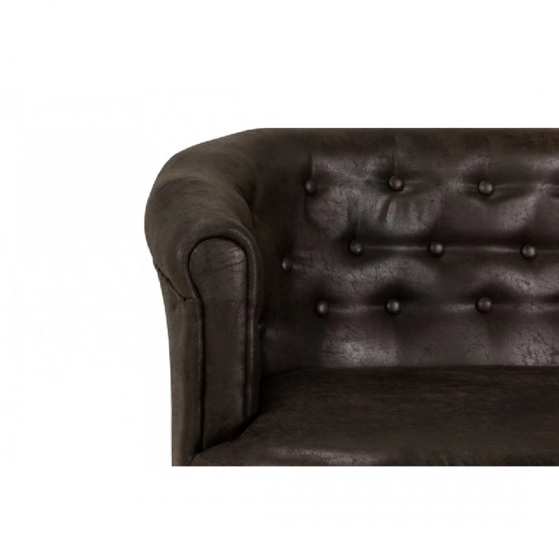 Канапе Madalina M, 140 x 75 x 68 см, Винтидж кафяво