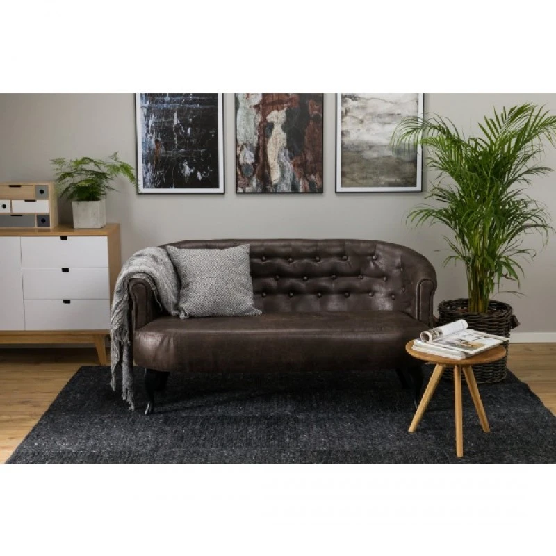 Канапе Madalina M, 140 x 75 x 68 см, Винтидж кафяво