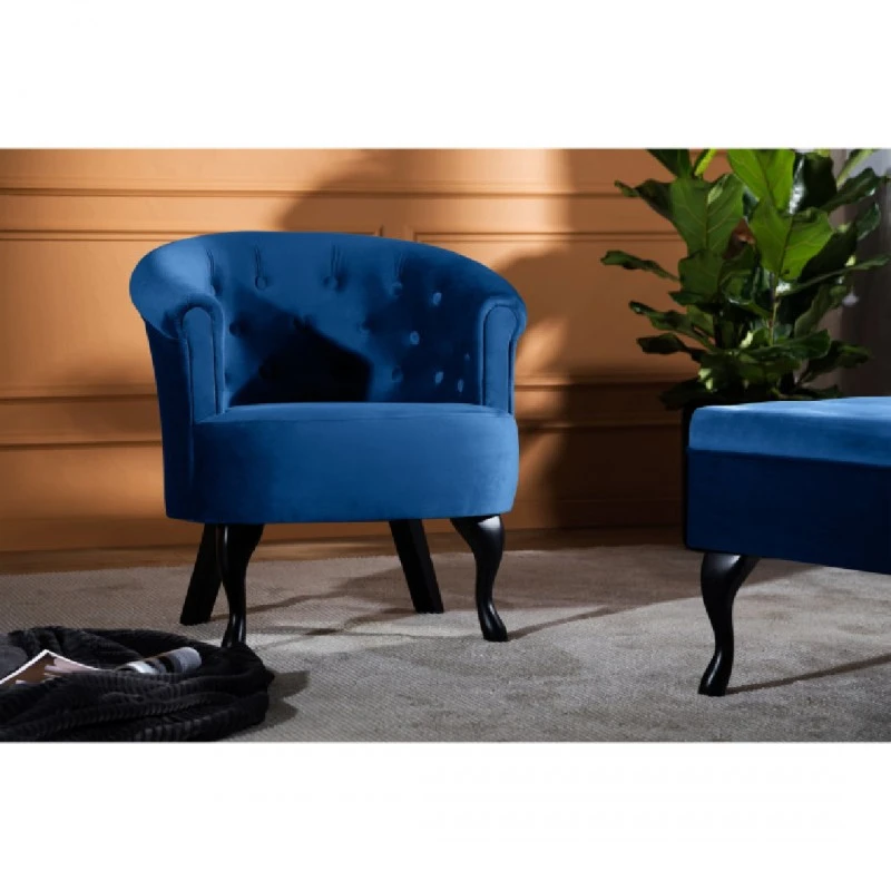 Фотьойл  Madalina M, 69 x 65 x 74 см, Син