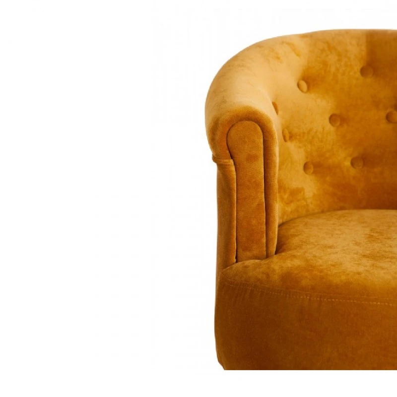 Канапе Madalina M, 140 x 75 x 68 см, Жълто