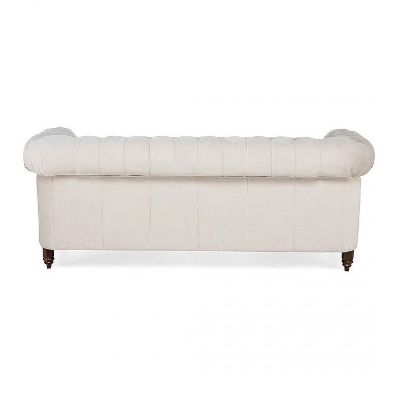 Триместен диван, Chesterfield Deluxe, 203 х 80 х 86, Бежов