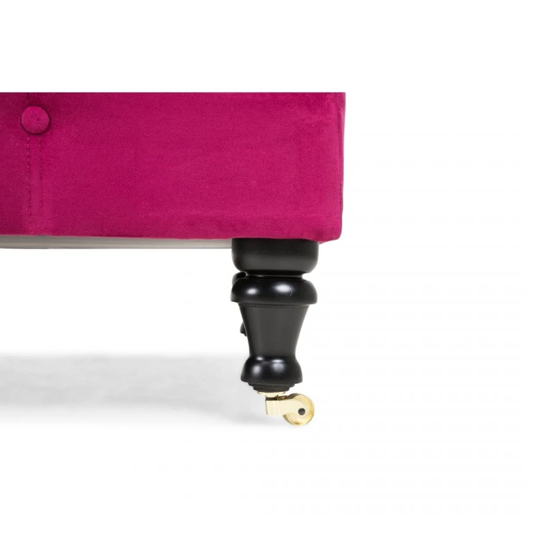 Лежанка diYana, 165 х 88 х 70 см, Вишнева