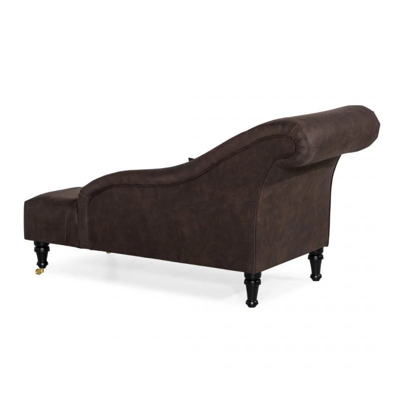 Лежанка diYana, 165 х 88 х 70 см, Винтидж кафява