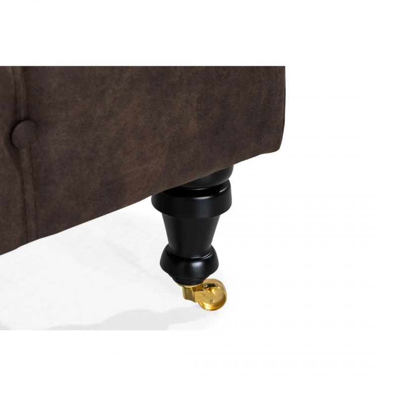 Лежанка diYana, 165 х 88 х 70 см, Винтидж кафява