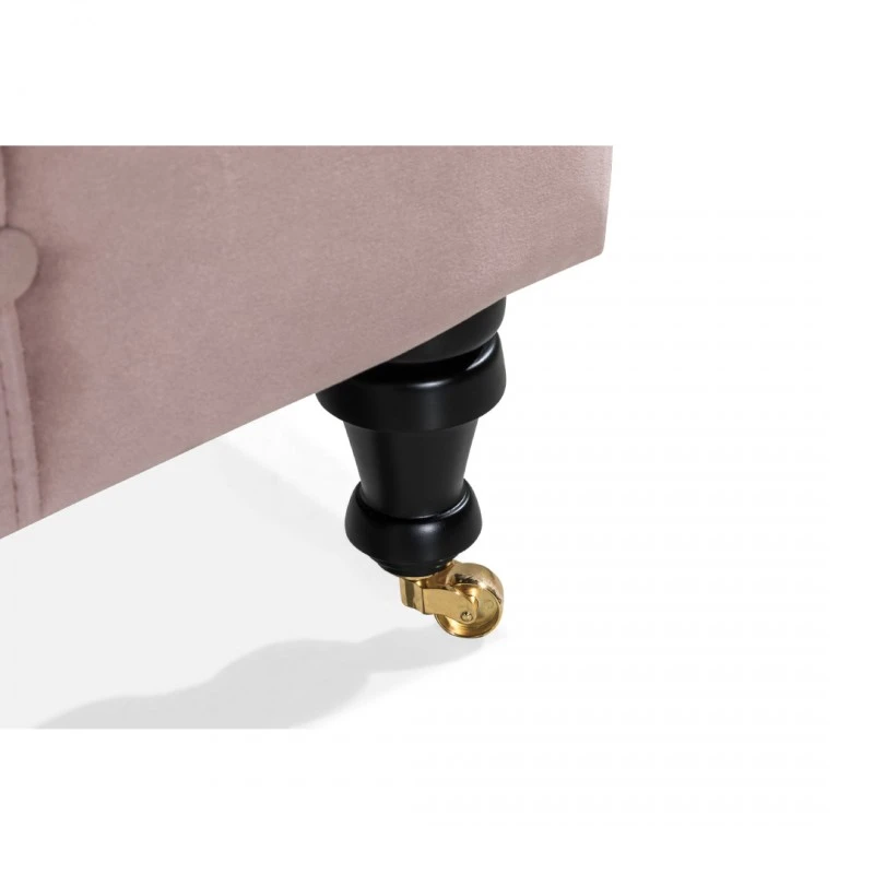 Лежанка diYana, 165 х 88 х 70 см, Розов жасмин