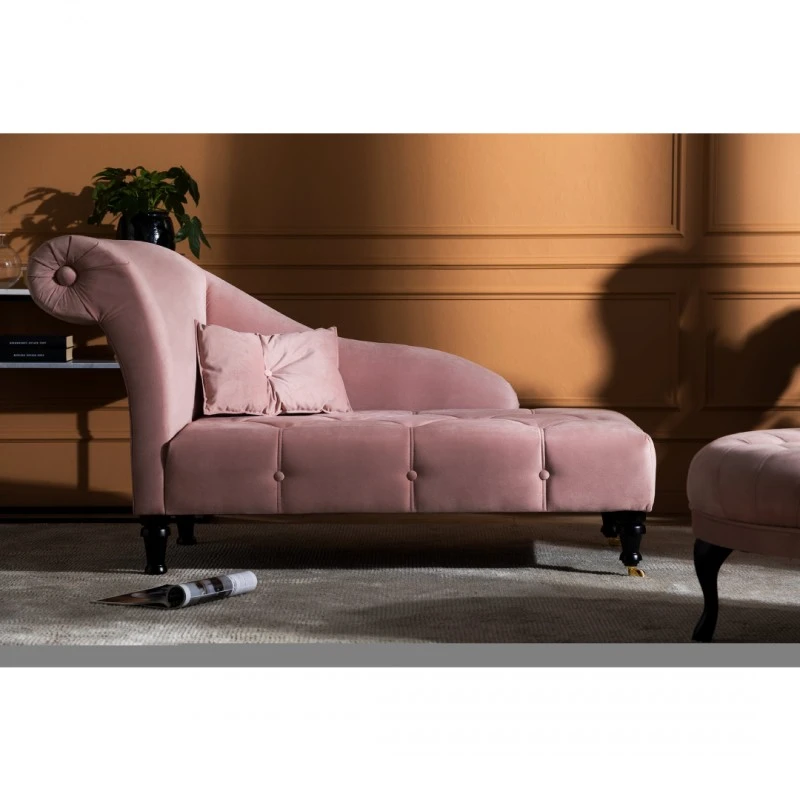 Лежанка diYana, 165 х 88 х 70 см, Розов жасмин