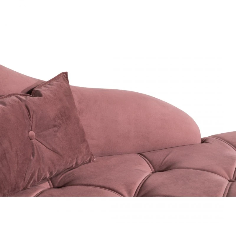 Лежанка diYana, 165 х 88 х 70 см, Ръждиво розова