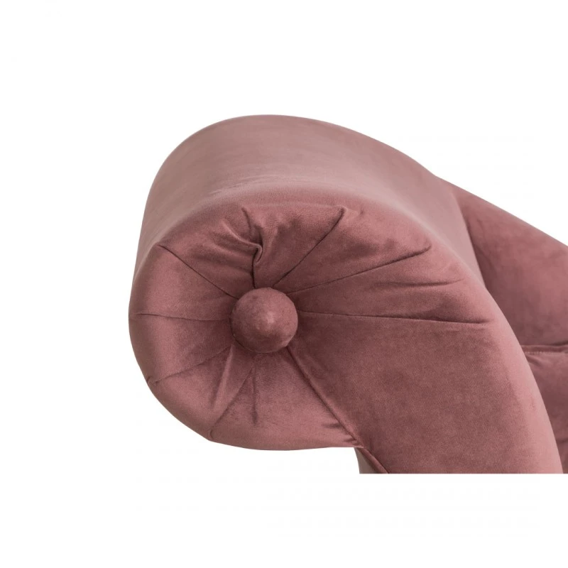 Лежанка diYana, 165 х 88 х 70 см, Ръждиво розова