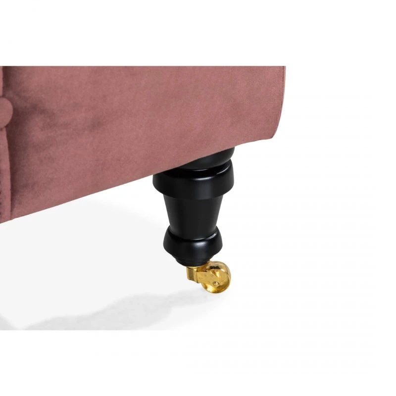 Лежанка diYana, 165 х 88 х 70 см, Ръждиво розова