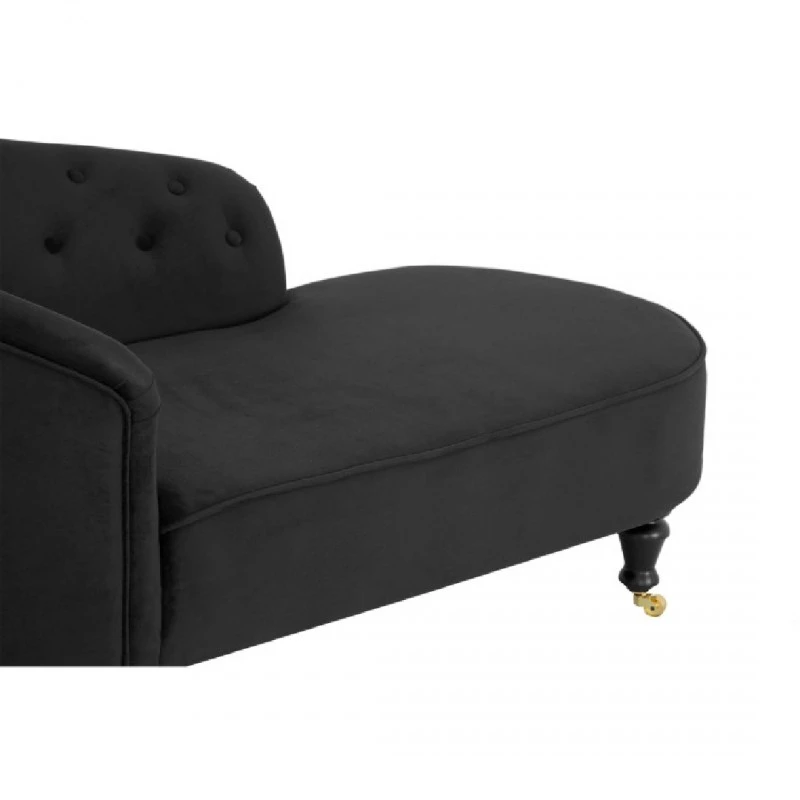 Лежанка diYana Classic, 151 х 82 х 81 см, Черна