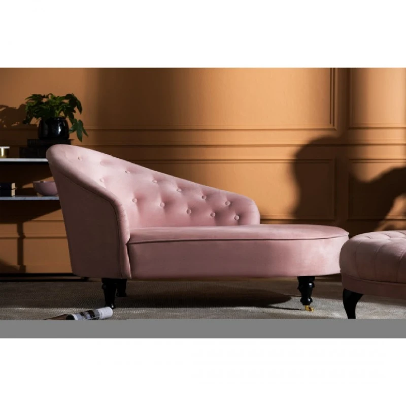 Лежанка diYana Classic, 151 х 82 х 81 см, Розов жасмин