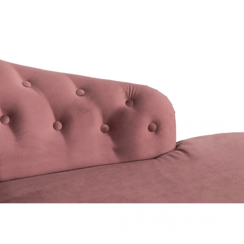 Лежанка diYana Classic, 151 х 82 х 81 см, Ръждиво розова