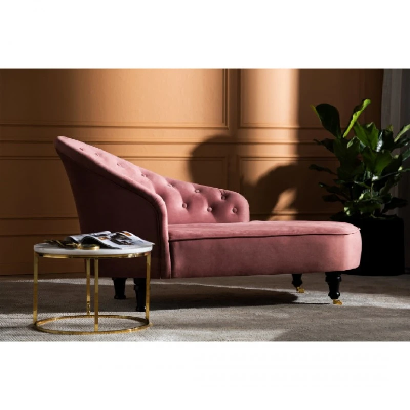 Лежанка diYana Classic, 151 х 82 х 81 см, Ръждиво розова