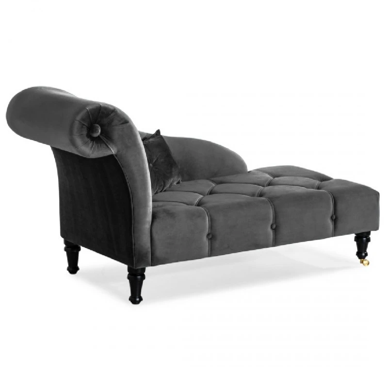 Лежанка diYana, 165 х 88 х 70 см, Тъмносив