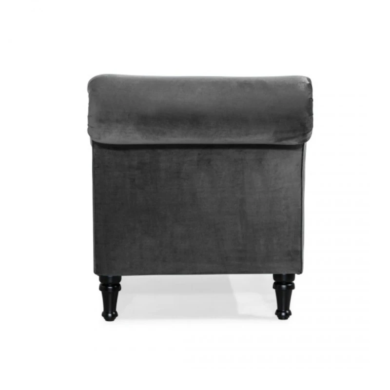 Лежанка diYana, 165 х 88 х 70 см, Тъмносив