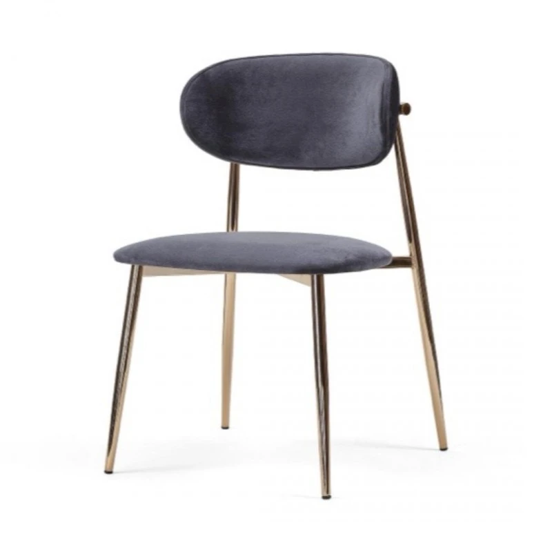 Комплект столове Виола, Метал, Сив, 4 броя