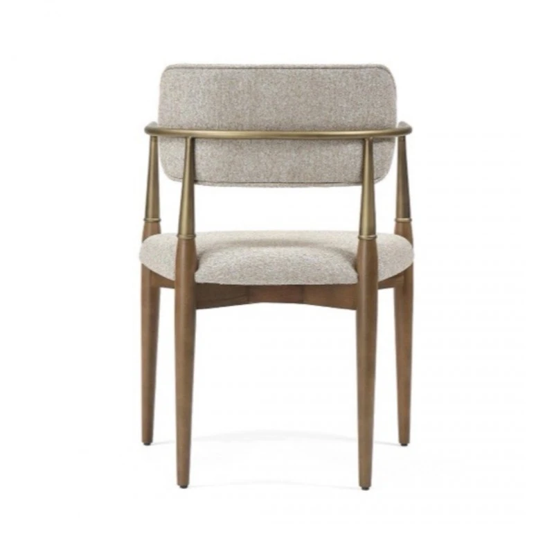 Комплект столове Берлин, Дърво, Крем, 4 броя