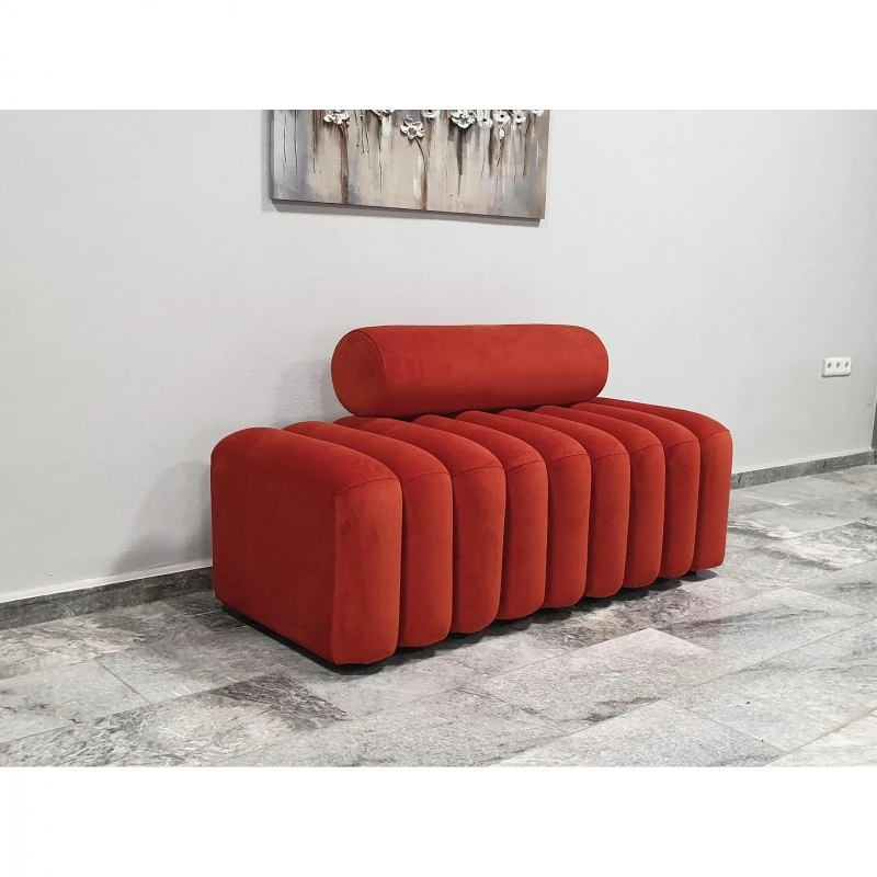 Лежанка Табли, Оранжев, 135х70х70 см