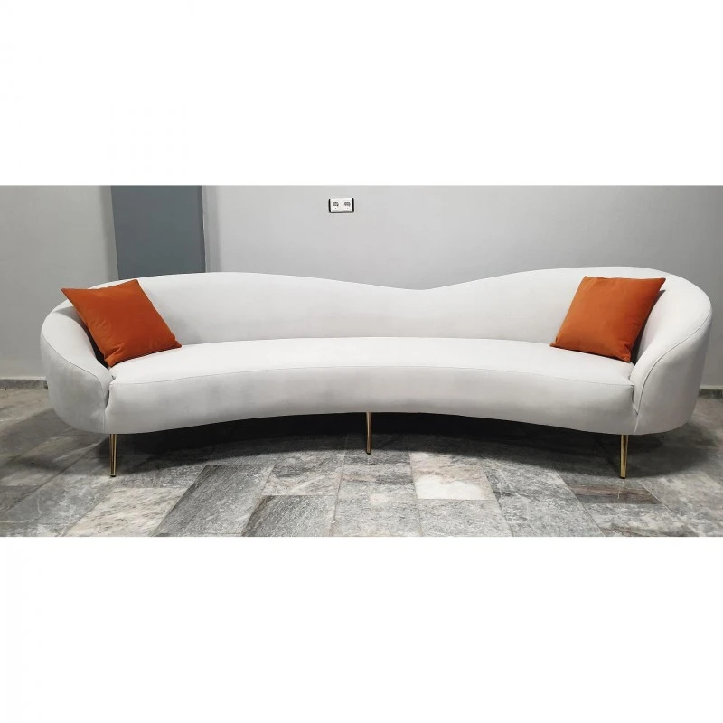 Триместен диван Албатрос, Бял