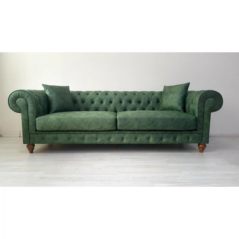 Триместен диван Ата, Зелен