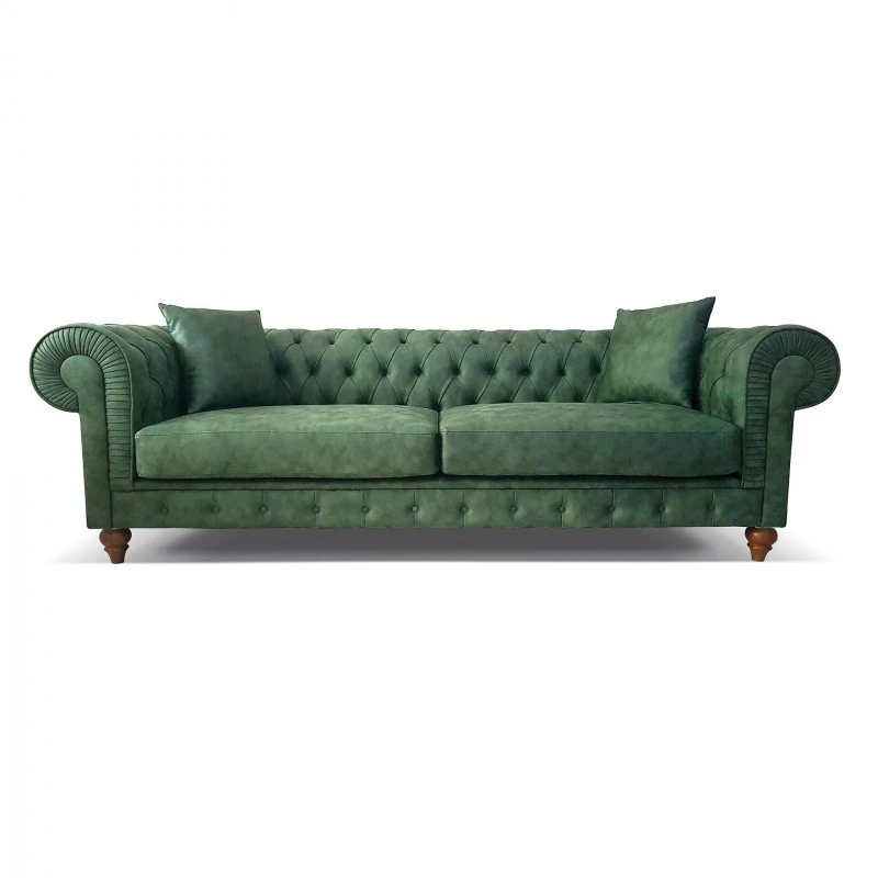 Триместен диван Ата, Зелен