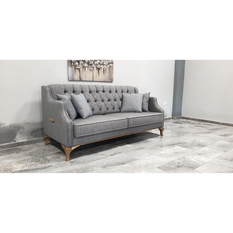 Диван Едокс, Сив,  200x80x90 см