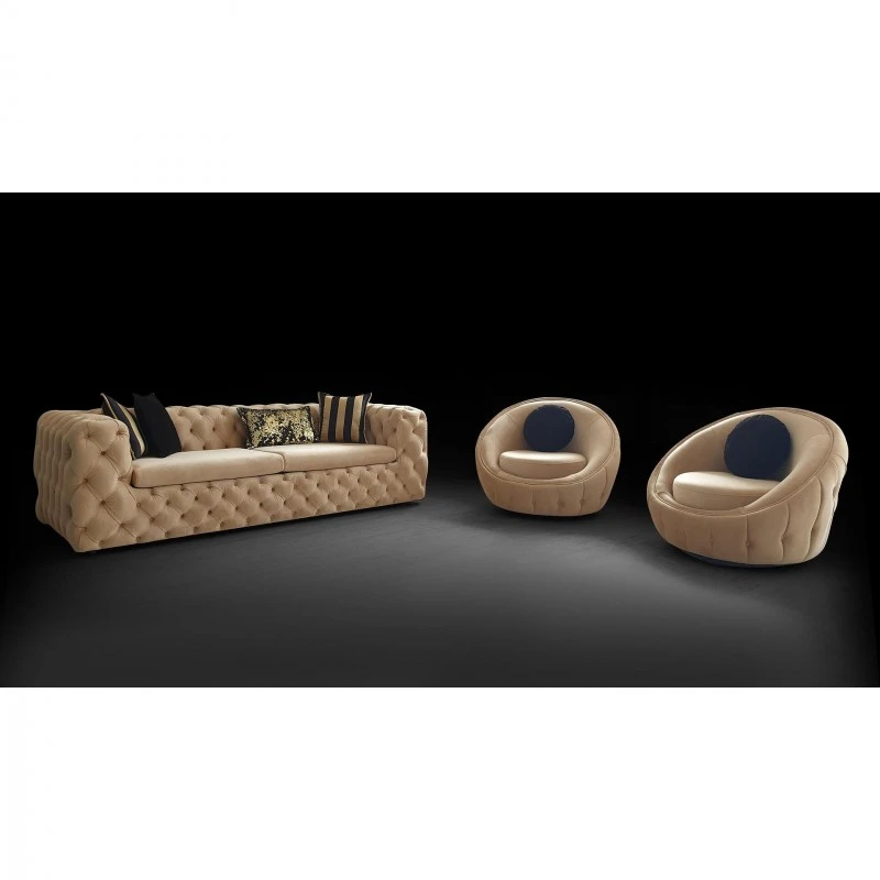 Диван Ексклузив, Бежов, 230x90x80 см