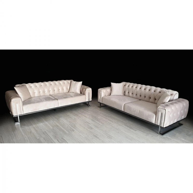 Триместен диван Ибиза, цвят Крем