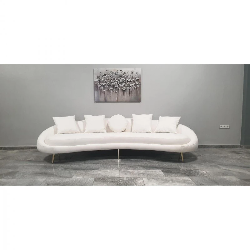 Диван Меркурий, Цвят Крем, 285х95х85 см