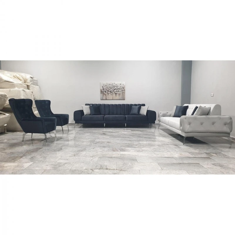 Диван Милано, Сив, 230х90х80 см