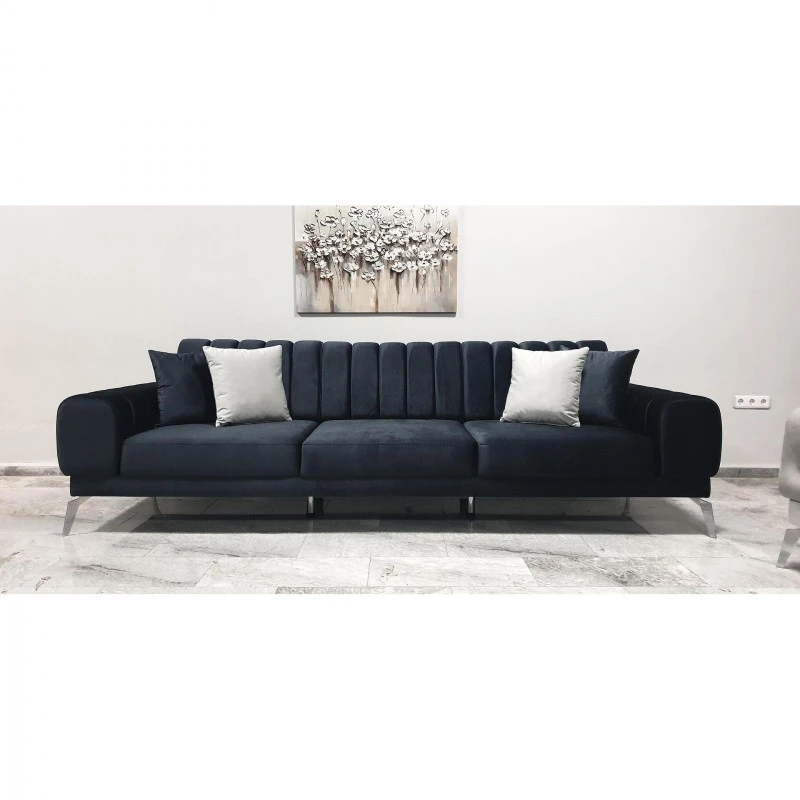 Диван Милано, Сив, 230х90х80 см