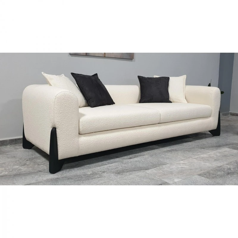 Диван Парагвай, Цвят Крем, 240х95х82 см