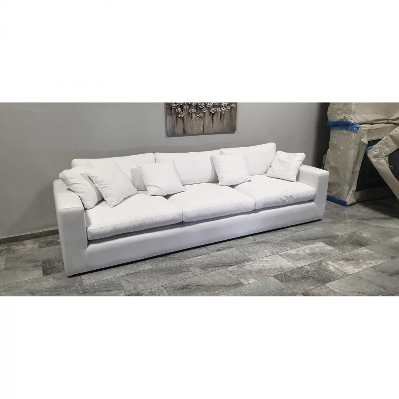 Диван Патара, Бял, 280х90х90 см