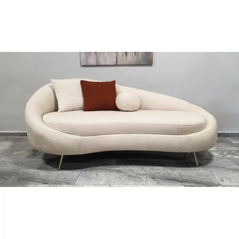 Двуместен диван Акдениз, цвят Крем