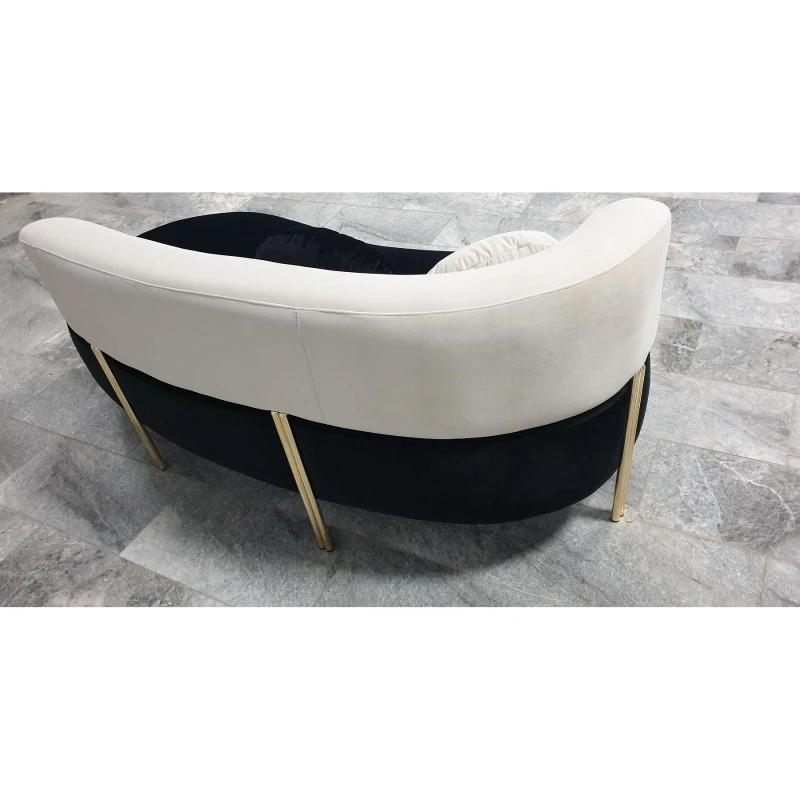 Лежанка Дизайн, Черен, Кадифе, 170х85см