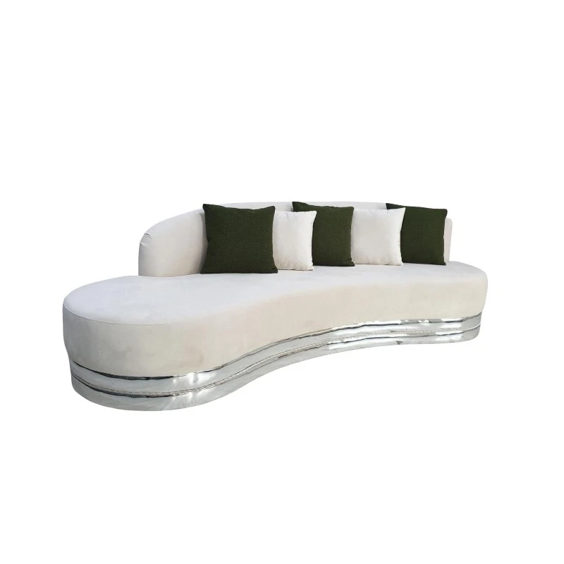 Триместен диван Гиневра, Бял