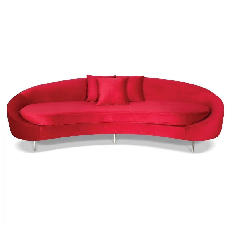 Триместен диван Егес, Червен