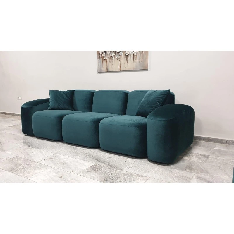 Триместен диван Весе, Зелен