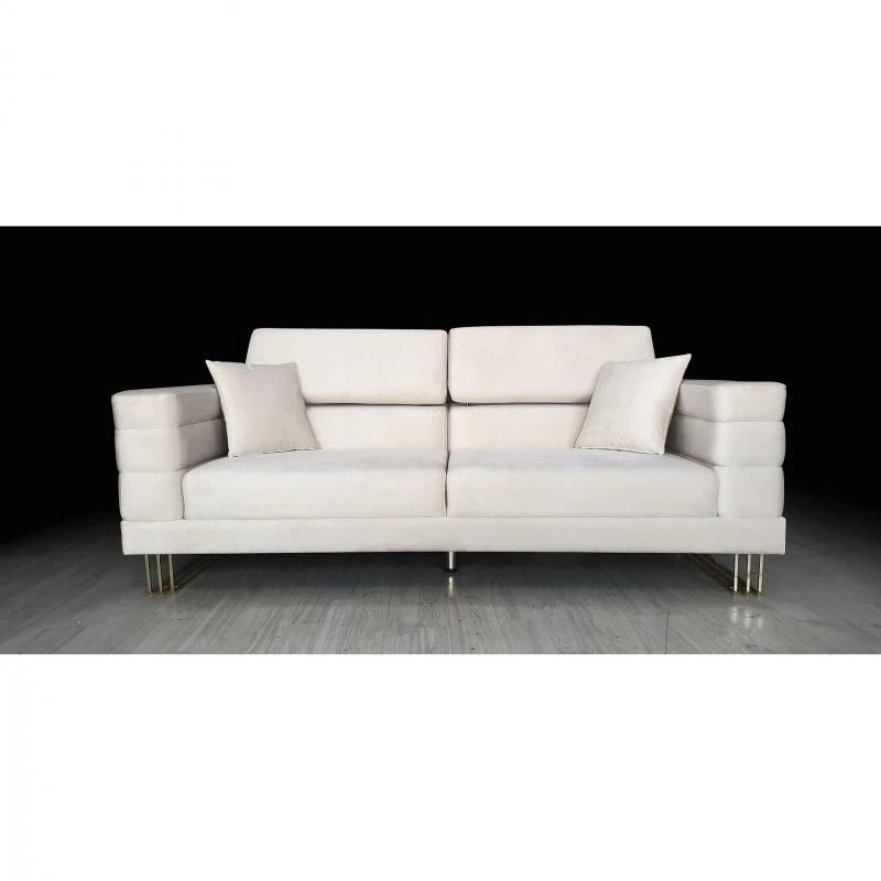 Триместен диван Изабел, цвят Крем