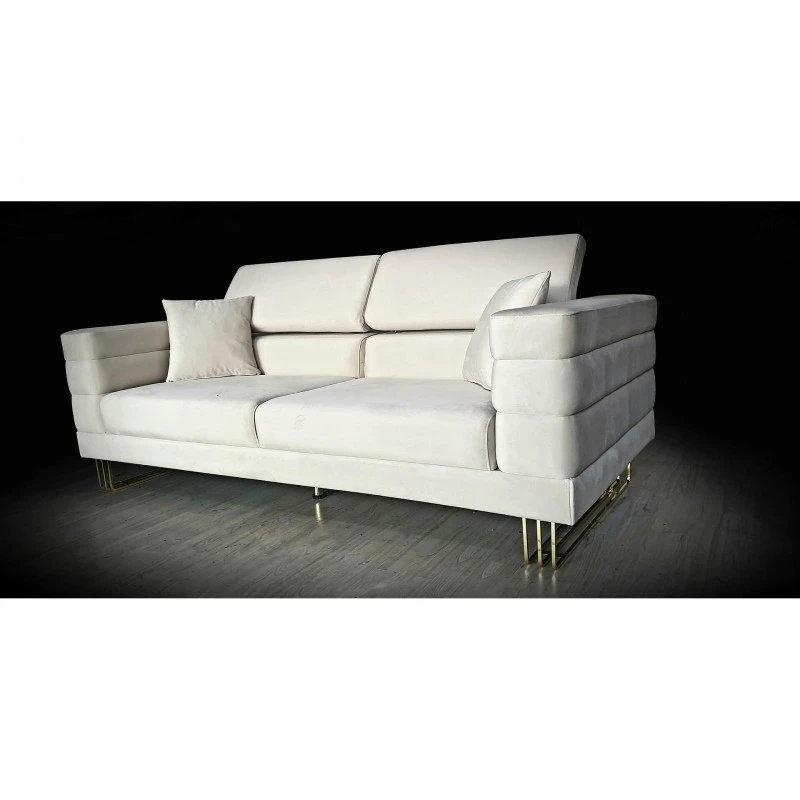 Триместен диван Изабел, цвят Крем